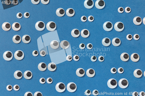 Image of Googly plastic eyes for made craft toys.