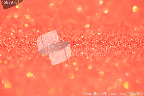 Image of Orange abstract background with bokeh