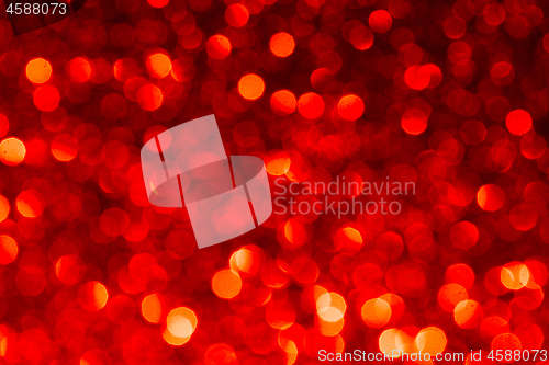 Image of Red abstract background with bokeh