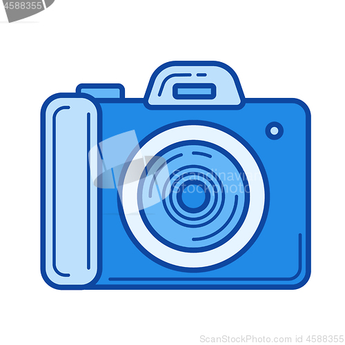 Image of Photocamera line icon.