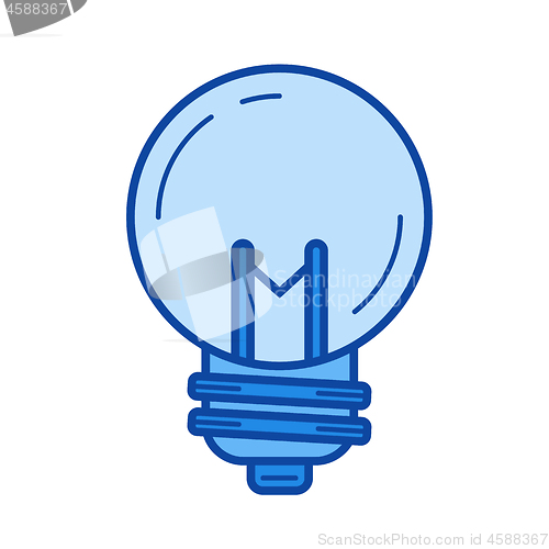 Image of Idea bulb line icon.