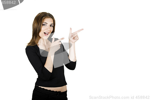 Image of Showing a direction