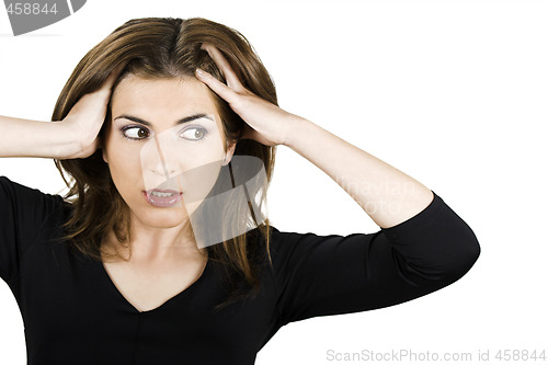 Image of Stressed woman 