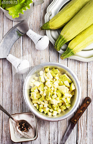 Image of green zucchini