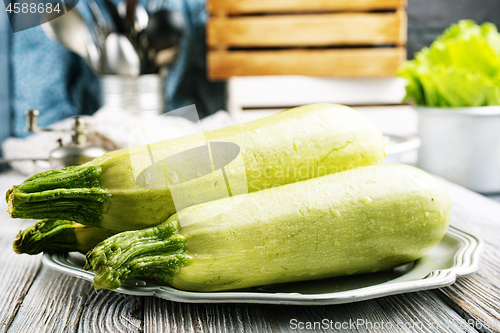 Image of green zucchini