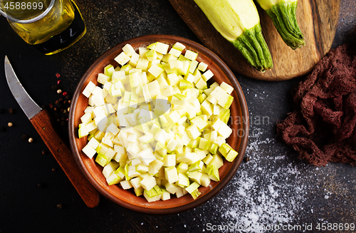 Image of green zucchini