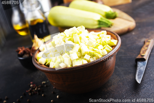 Image of green zucchini