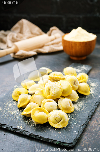 Image of raw dumplings