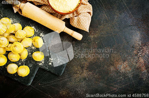 Image of raw dumplings