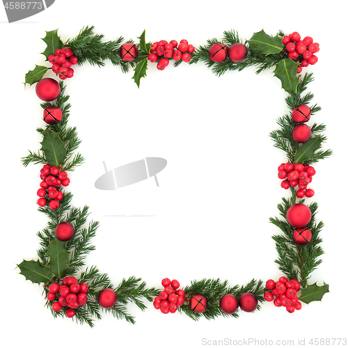 Image of Christmas Background Border