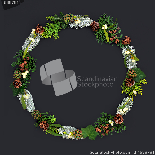 Image of Natural Winter Wreath