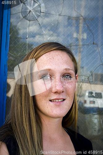 Image of Close up on a Beautiful Girl