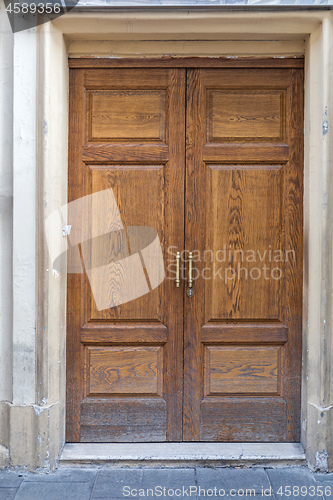 Image of Double Wooden Door