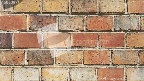 Image of Old vintage brick wall texture