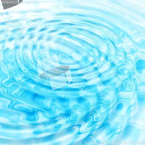 Image of Abstract blue water ripples