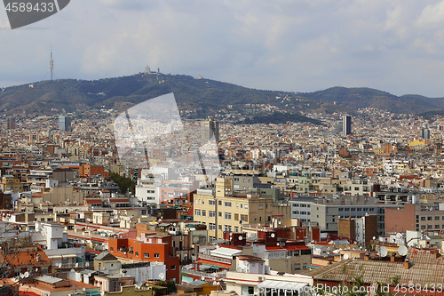 Image of Beautiful view of Barcelona, Catalonia, Spain