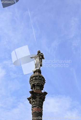 Image of Monument of Christopher Columbus in Barcelona