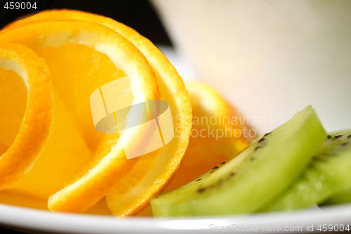 Image of colorful fruit salad dessert