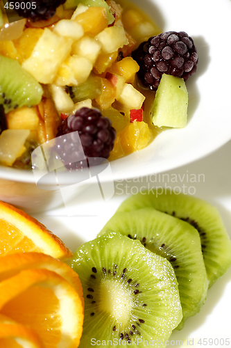 Image of colorful fruit salad dessert