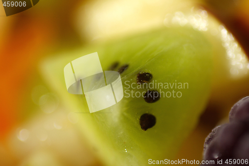 Image of close up of kiwi fruit salad