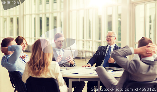 Image of business people meeting at office