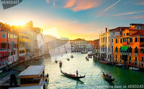 Image of Grand Canal at sunset