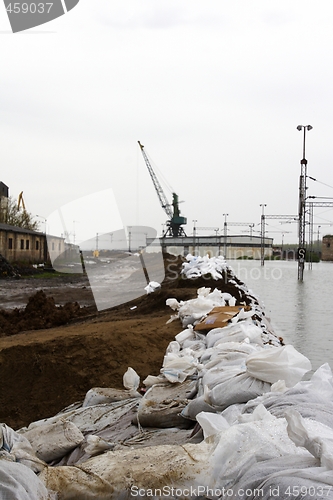 Image of flooded railway