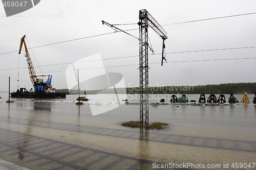 Image of flooded railway