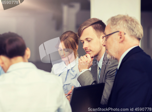 Image of business people meeting in office