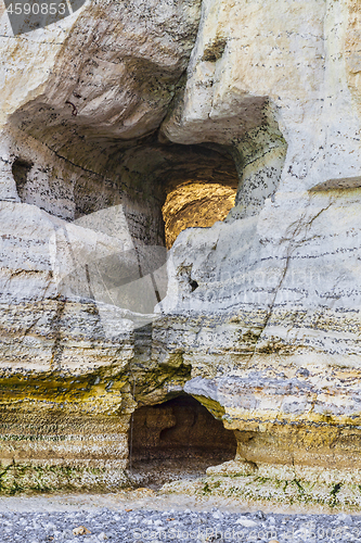 Image of Rocks Detail - Normandy Coastline