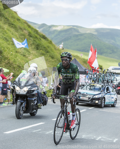 Image of The Cyclist Kevin Reza on Col de Peyresourde - Tour de France 20