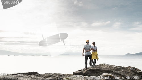 Image of Couple enjoying the view