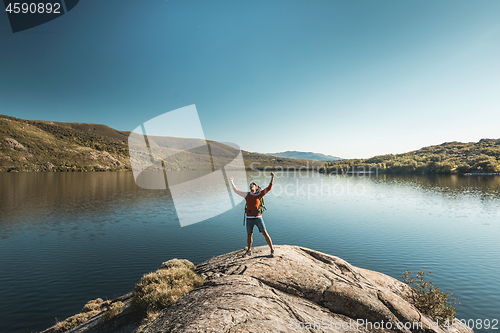 Image of Man Hiking