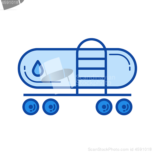 Image of Freight train line icon.