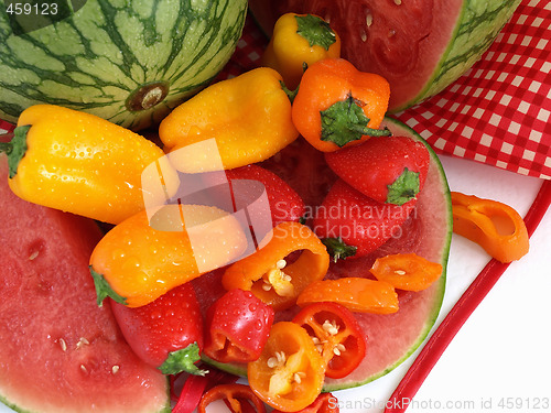 Image of Melon and Peppers