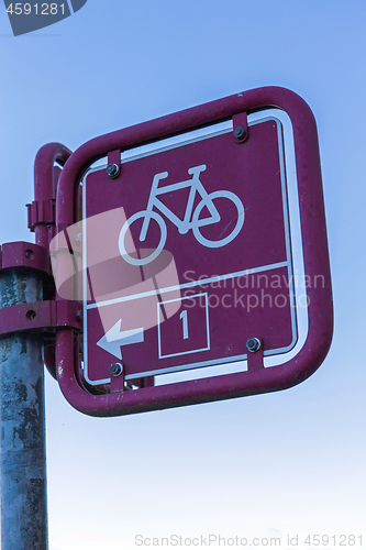 Image of Bike Lane Path Sign