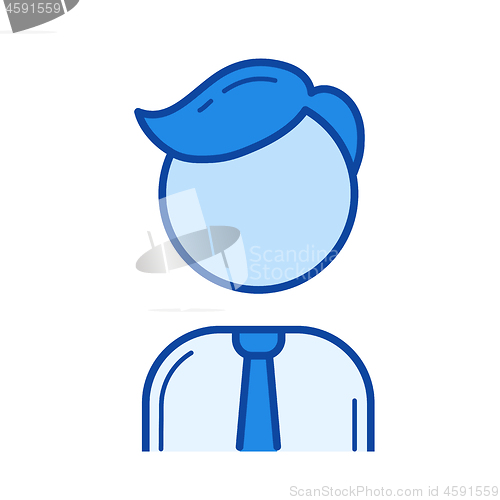 Image of Company CEO line icon.