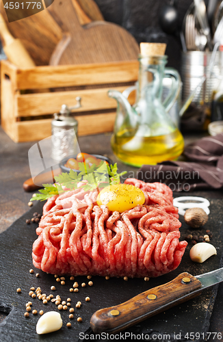 Image of Raw minced meat 