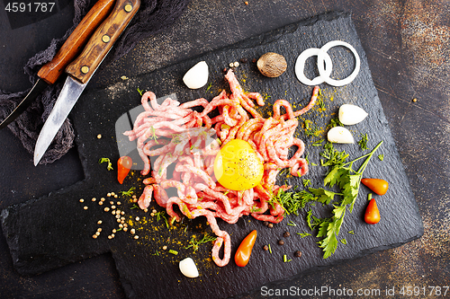 Image of Raw minced meat 