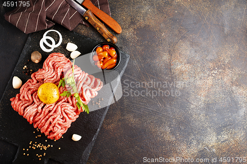 Image of Raw minced meat 