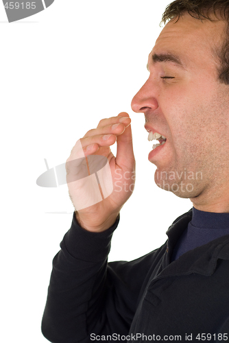 Image of Sneezing Man