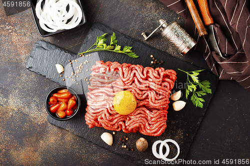 Image of Raw minced meat 