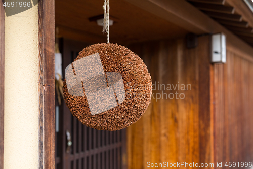 Image of Ball made of cedar leaves