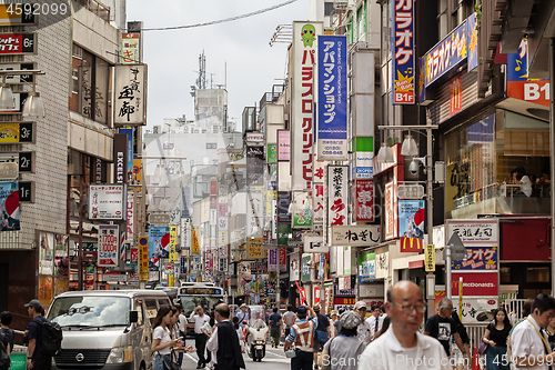 Image of Tokyo, Japan - 26 August 2019: shopping area in Kichijoji Tokyo - Image