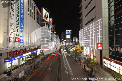 Image of Tokyo, Japan - 26 August 2019: shopping area in Nishishinjuku, Shinjuku City, Tokyo - Image