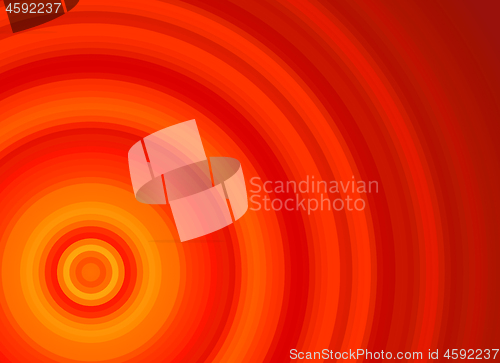 Image of Bright red and orange background with a circle pattern 