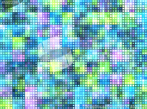 Image of Bright background with mosaic pattern