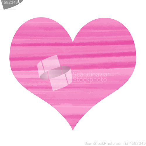 Image of Abstract pink vector heart 