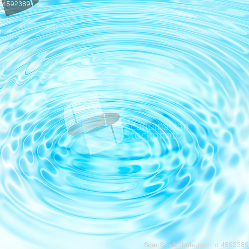 Image of Abstract blue water ripples