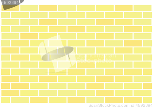 Image of Abstract seamless vector yellow brick background